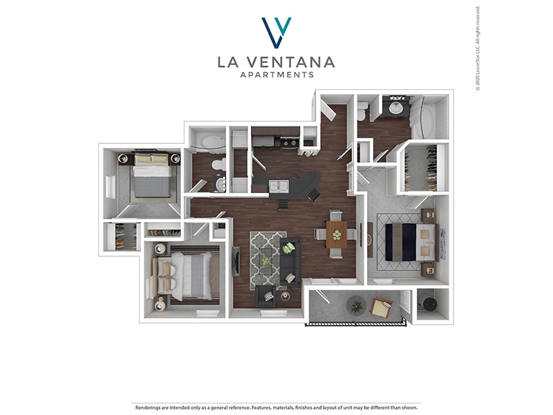 3 Bedroom 2 Bathroom - 3x2-1210