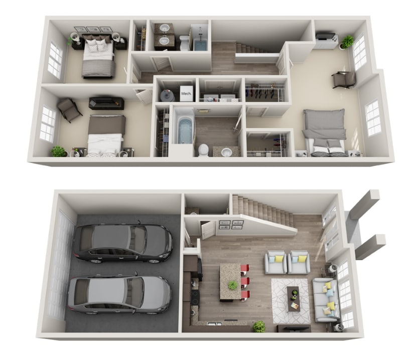 Floor Plan - 3TH1