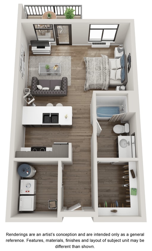 Floor Plan - The Berkley