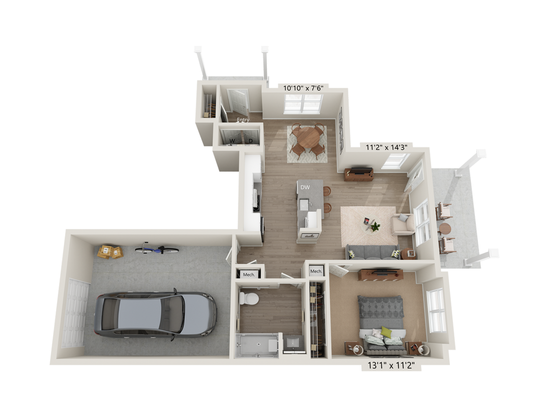 Floor Plan - A1-ADA-834-2