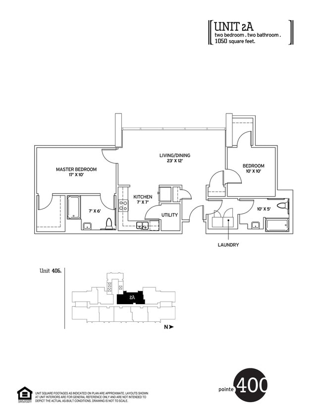 Floor Plan - Two Bedroom
