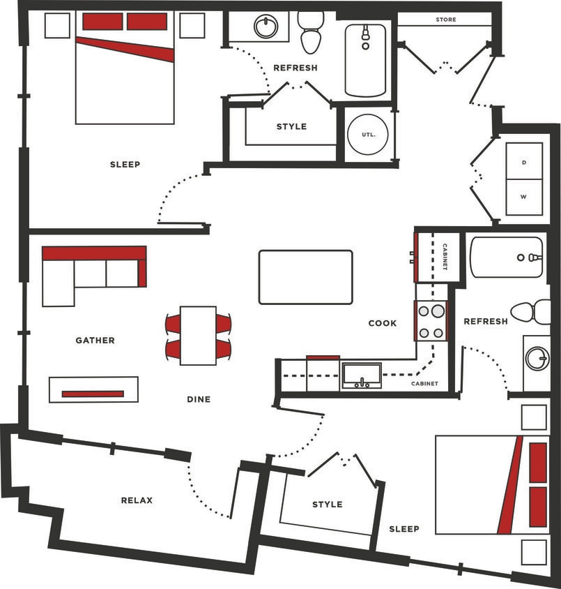 Floor Plan - B2M2