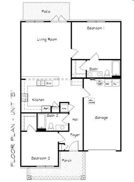 2BR/2BA - B2