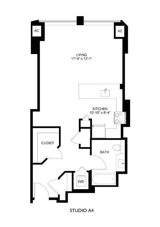 Floor Plan - Studio A4