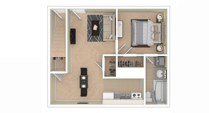 VairoVillage 1BD 1Bath 535sqft - 1 Bedroom - 535