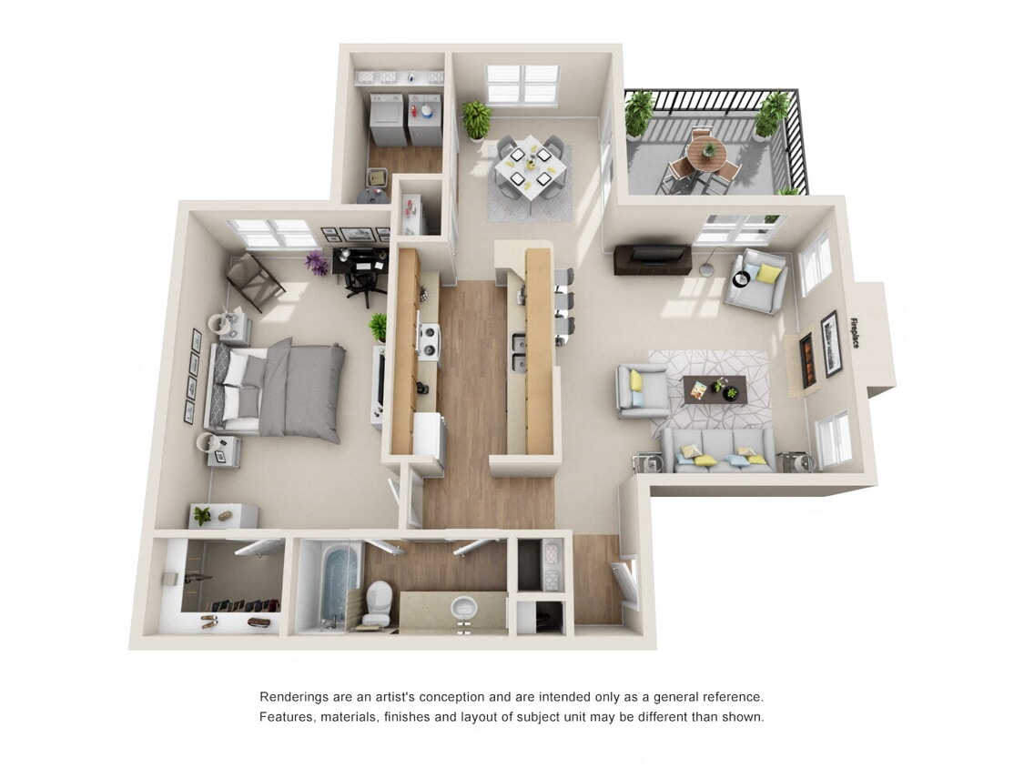 Floor Plan - The Mirabeau C