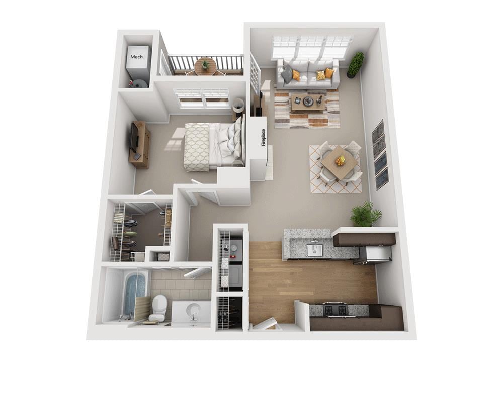 Floor Plan - Alpine Meadows (A1C)