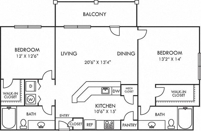 Floor Plan - Wisteria