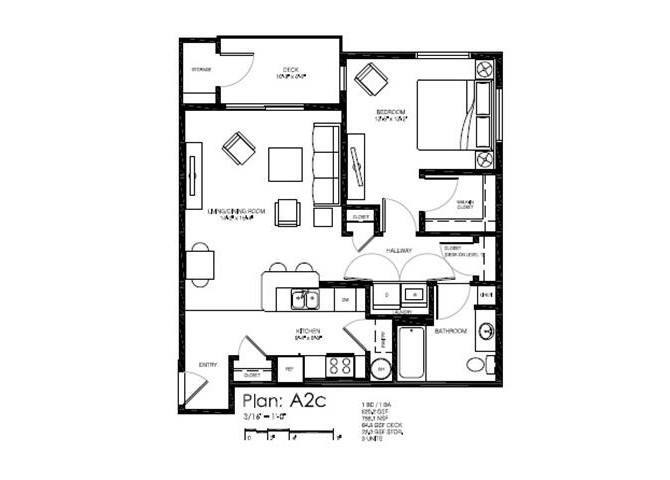 Floor Plan - 1B1K