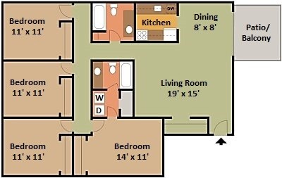 Floor Plan - THE WORTHINGTON