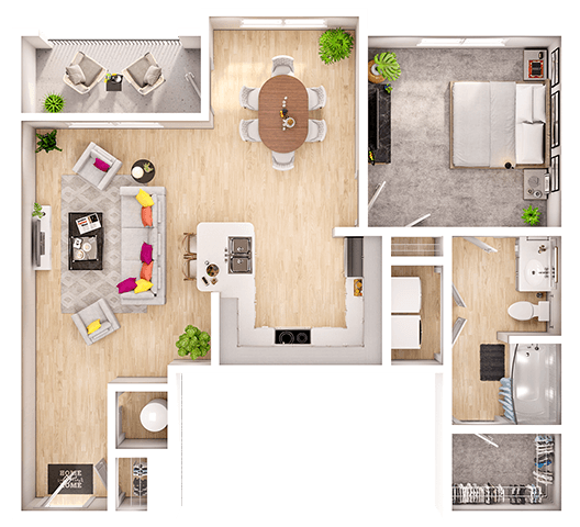 Floor Plan - A1E