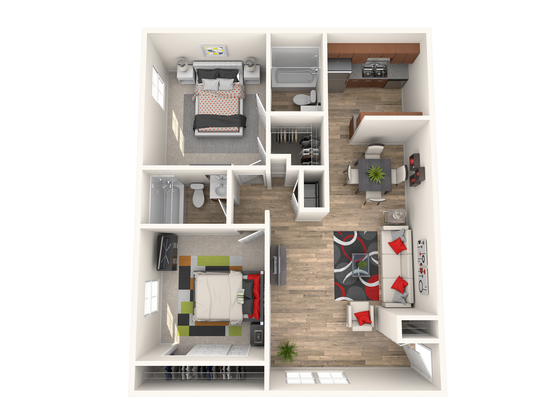 2bed 2bath.png - 2 Bed, 2 Bath