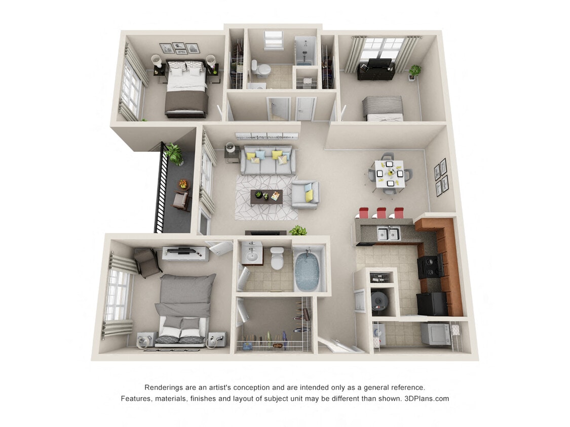 Floor Plan - Garden Style 1250