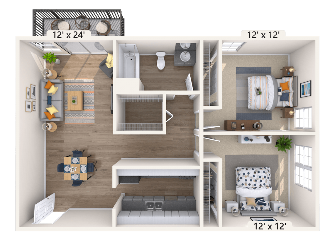 Floor Plan - B1r - Full Renovation