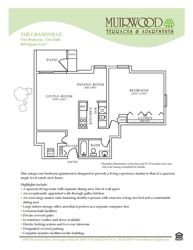 Floor Plan - The Granville