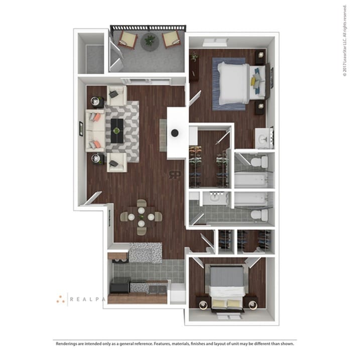 2 Bedroom | 2 Bath | 948 sqft - B2