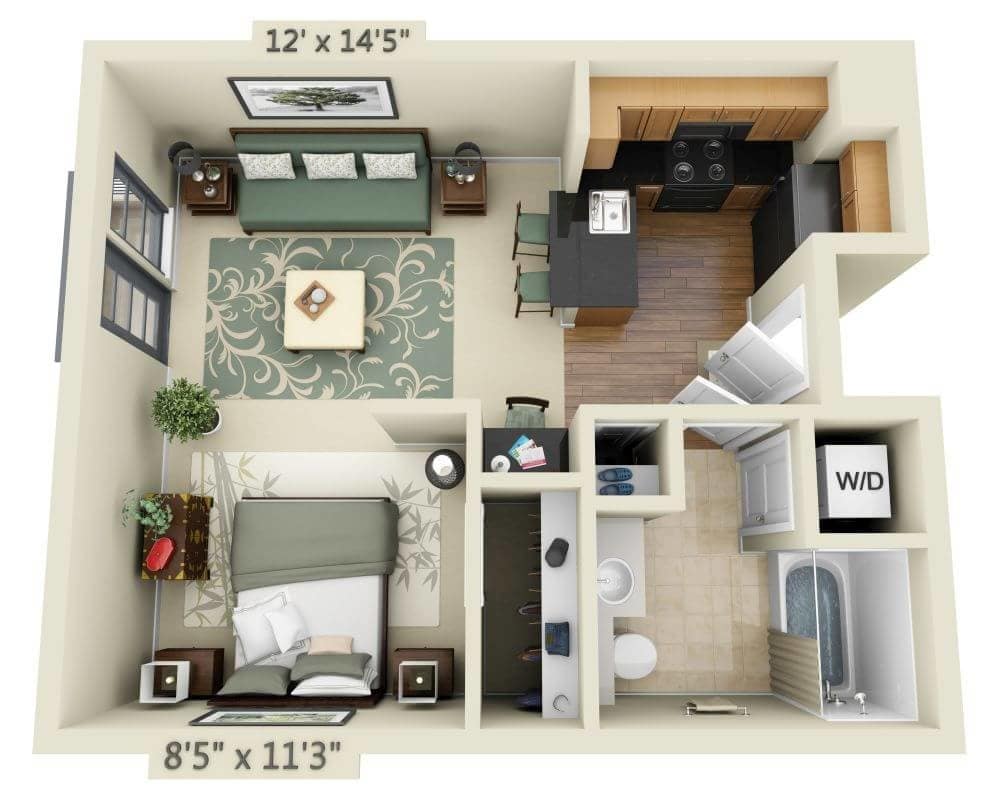 Floor Plan - Yerba Buena E1A