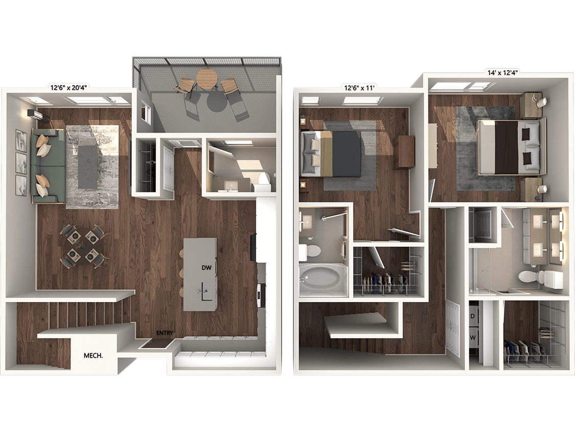 Floor Plan - TH1 - Finish Package 2