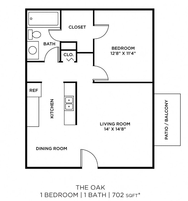 Floor Plan - The Oak