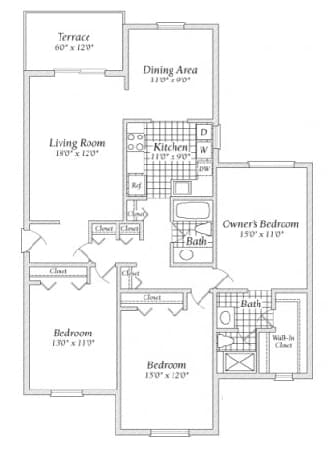 3BR/2BA - 3 bed - 2 Bath