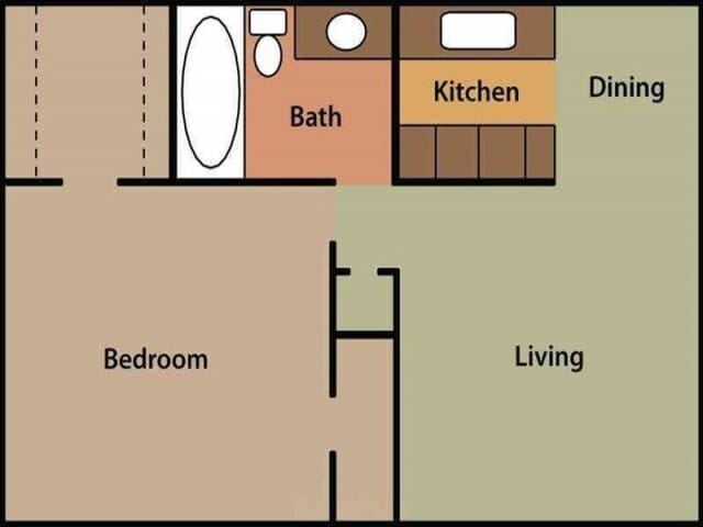 1 Bed - 1 Bed