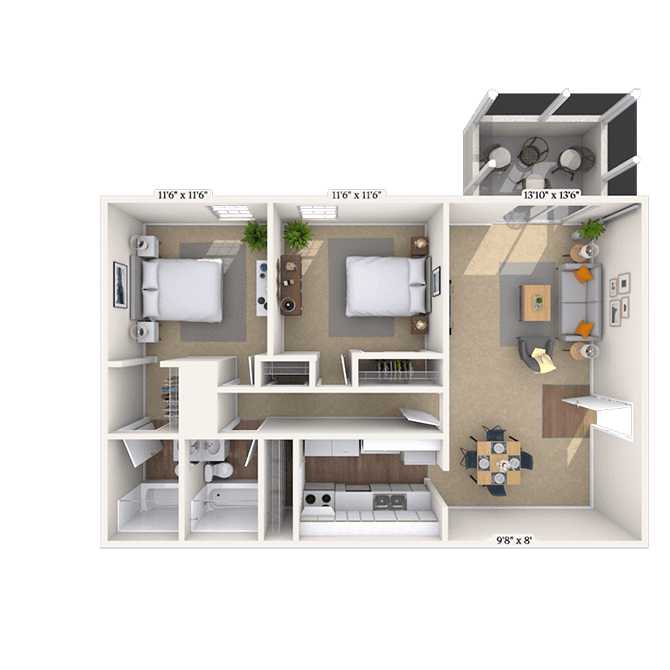 Floor Plan - The Bradford