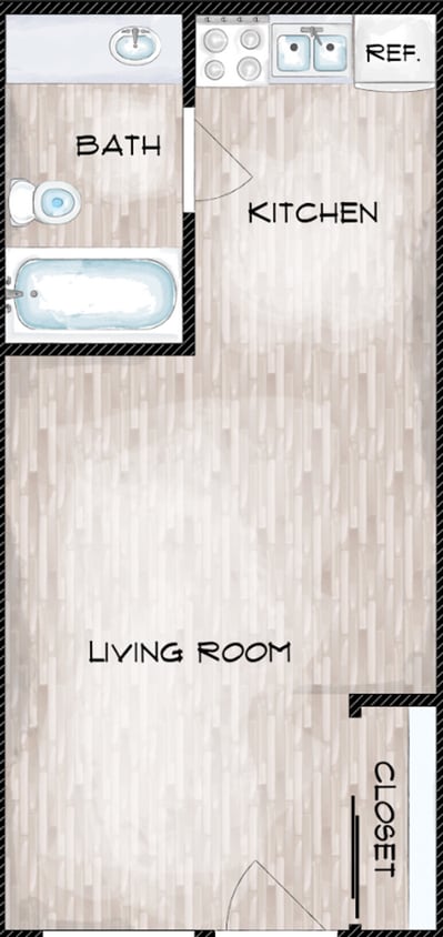 Floor Plan - STA - Studio A
