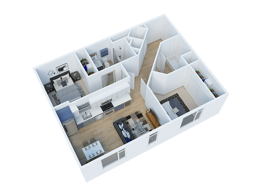 Floor Plan - 2 Bedroom C
