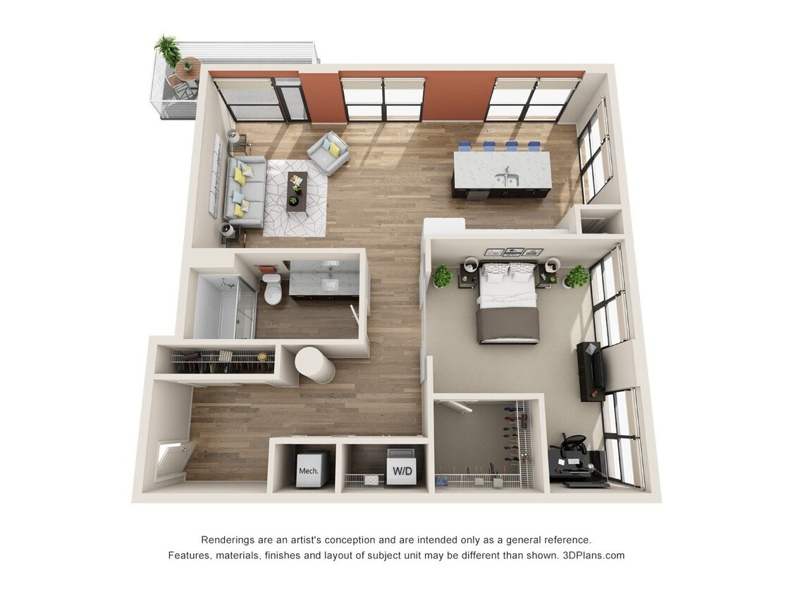 Floor Plan - 1H - Village Green