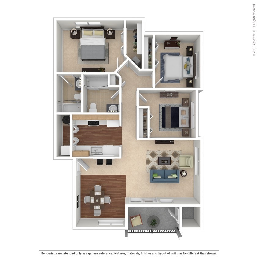 Plan C1.Jpg - Three bedroom two bathroom