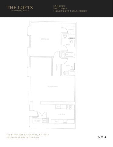 Floor Plan - Lansing - Fallsview