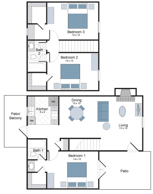 Madrid - 3x2 (Townhome)