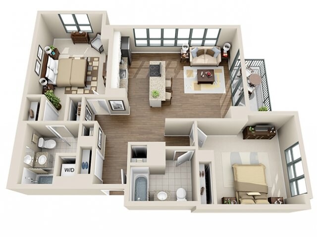 2 Bedroom 2 Bath / 01 02 - 2 bd 2 bath / 01 02