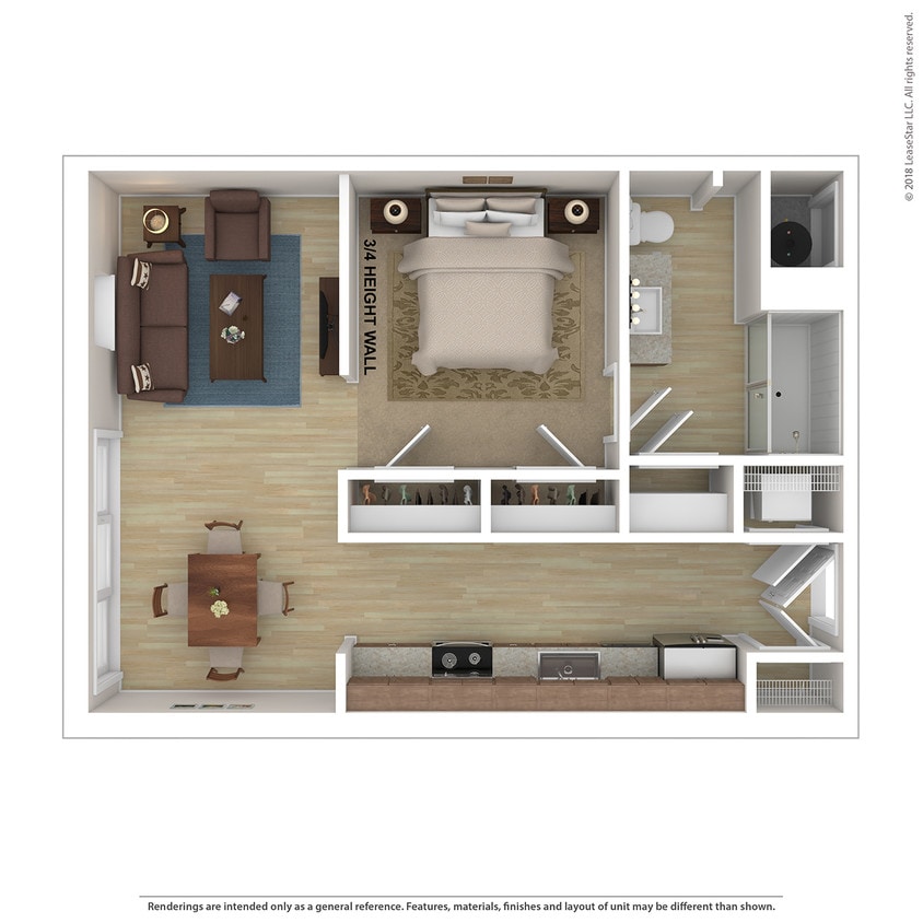 Floor Plan - Aria Studio A3