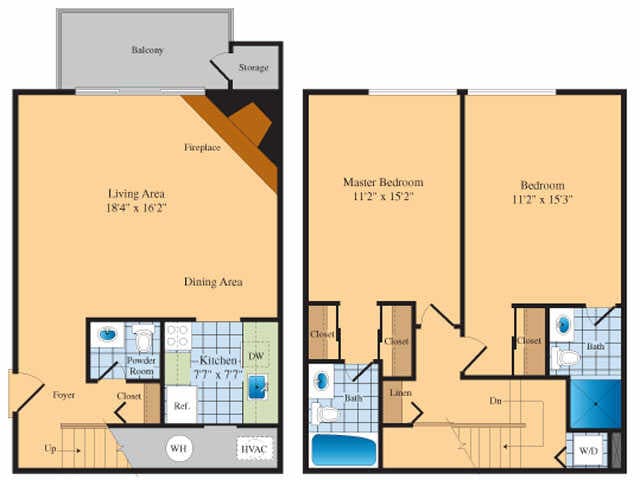 2 BR 2.5 BA H 1111 - B2I