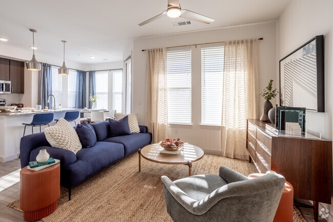 2BR, 2BA - 1104SF - Dalton Austin Residences