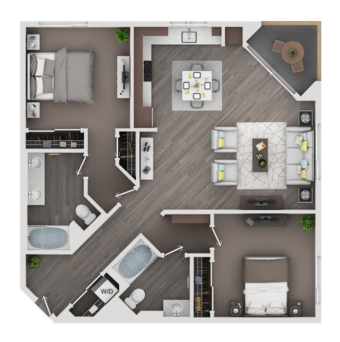 Floor Plan - 2/2 Large