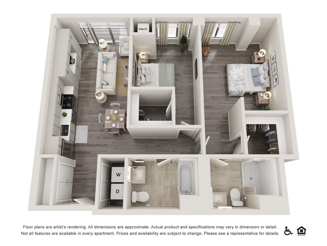 Floor Plan - 2 Bed B