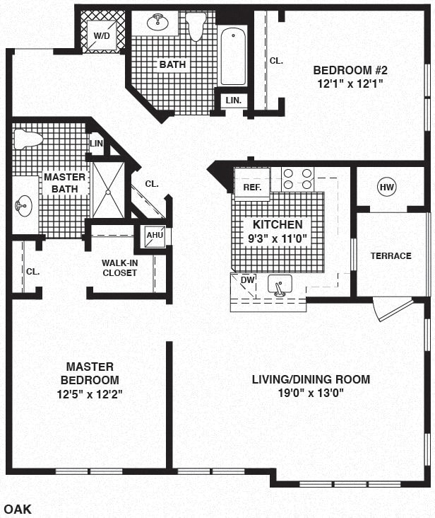 Floor Plan - Oak