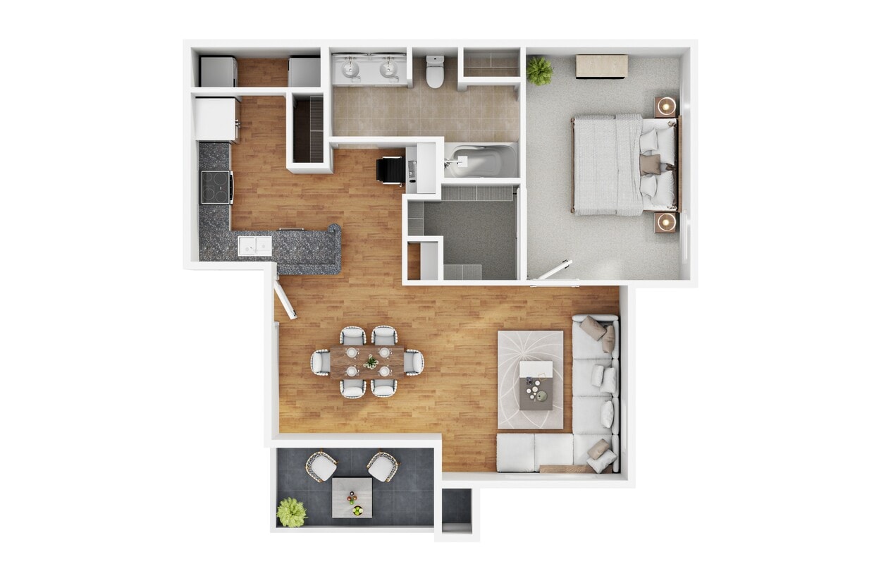 Floor Plan - 1b1