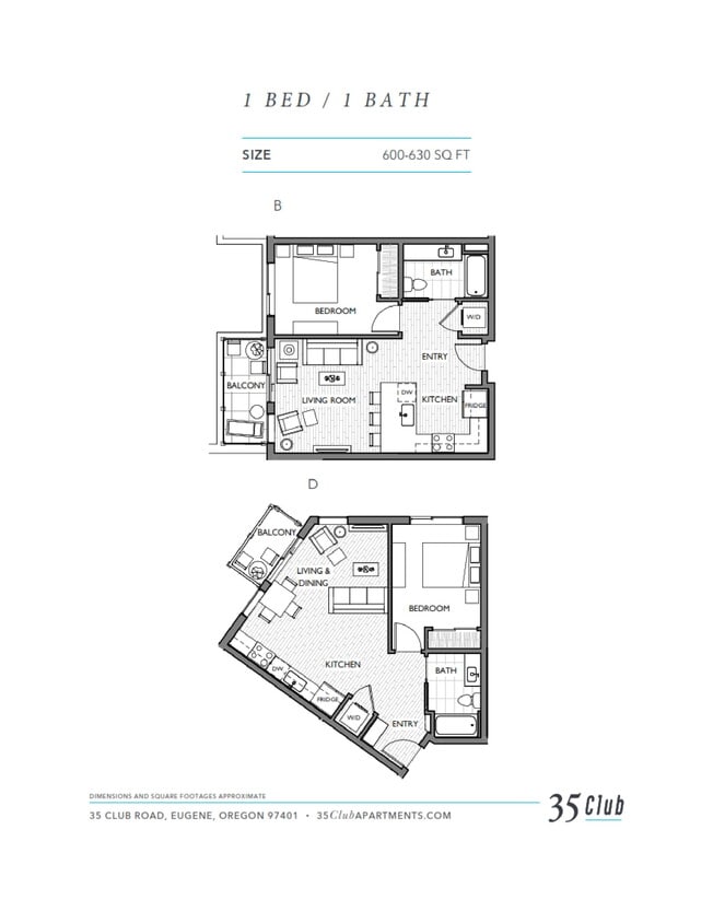 Floor Plan - 1x1 A