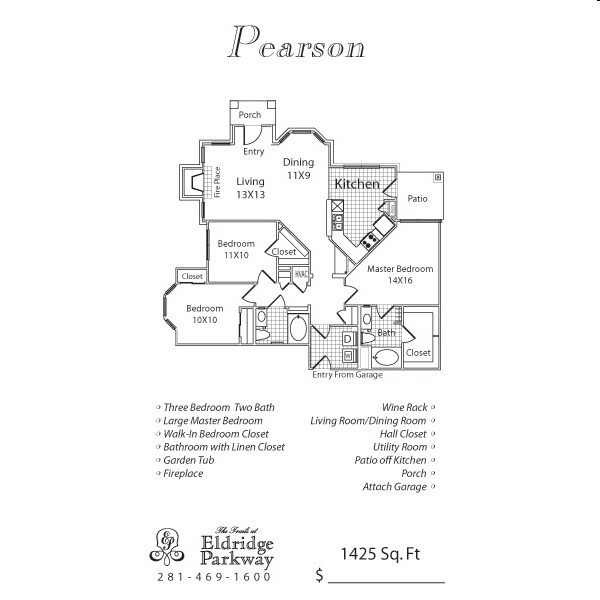 Floor Plan - Pearson
