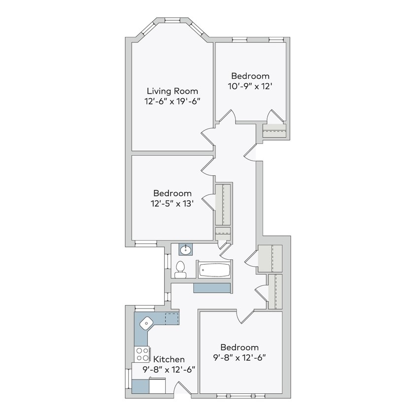 Floor Plan - van-3bc