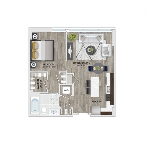 Floor Plan - 1B2