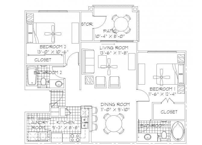 Floor Plan - Ciboney (B1)
