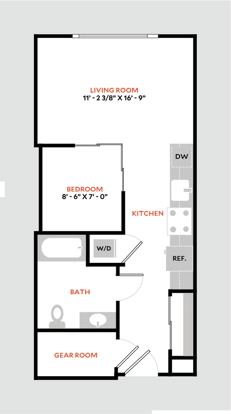 Floor Plan - Studio B