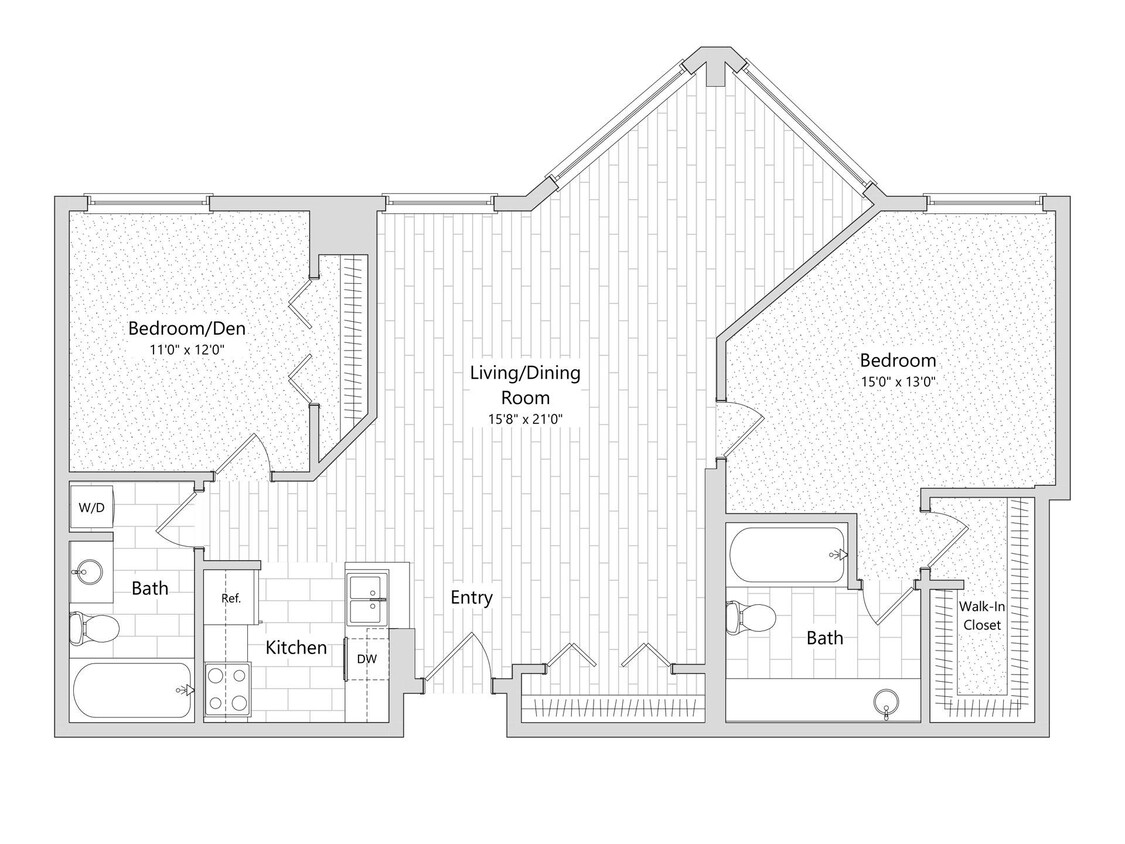 Floor Plan - Sunrise | Floors 16 - 20