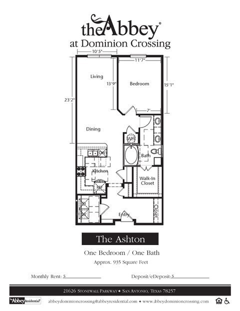 Floor Plan - Ashton