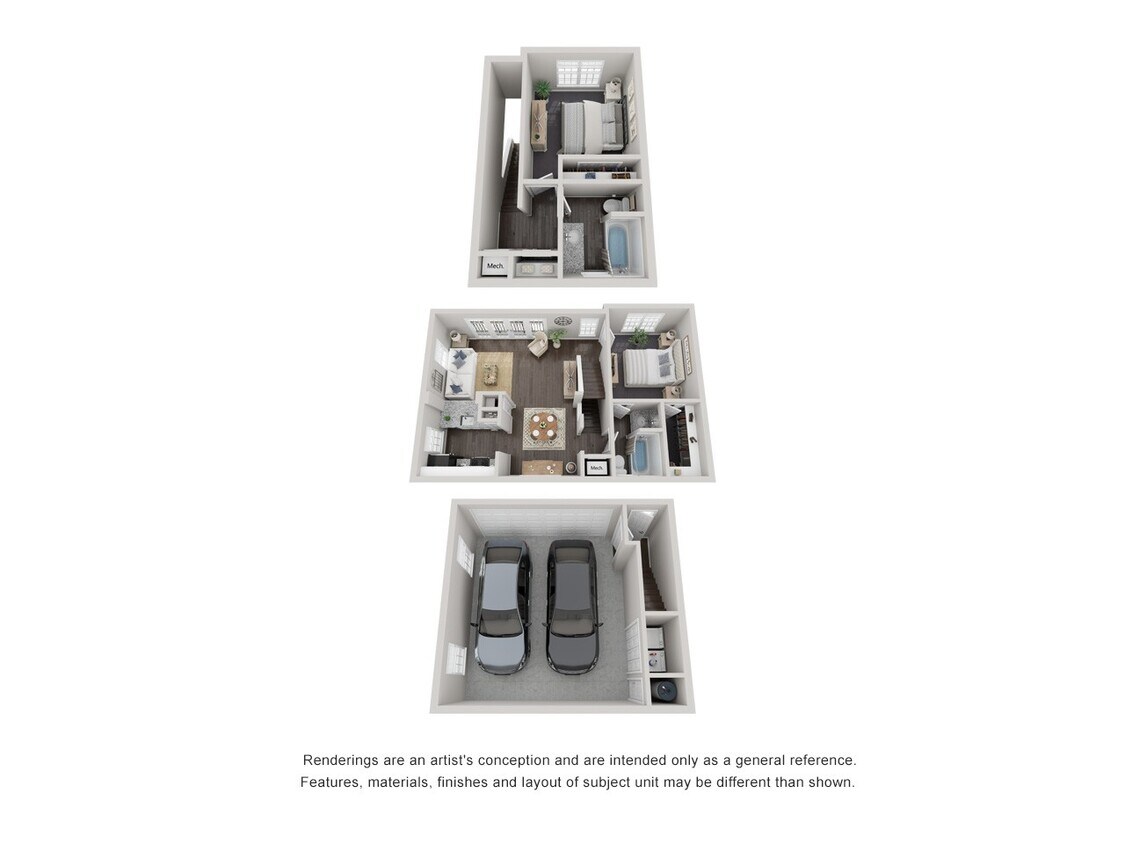 Floor Plan - Locust Townhome