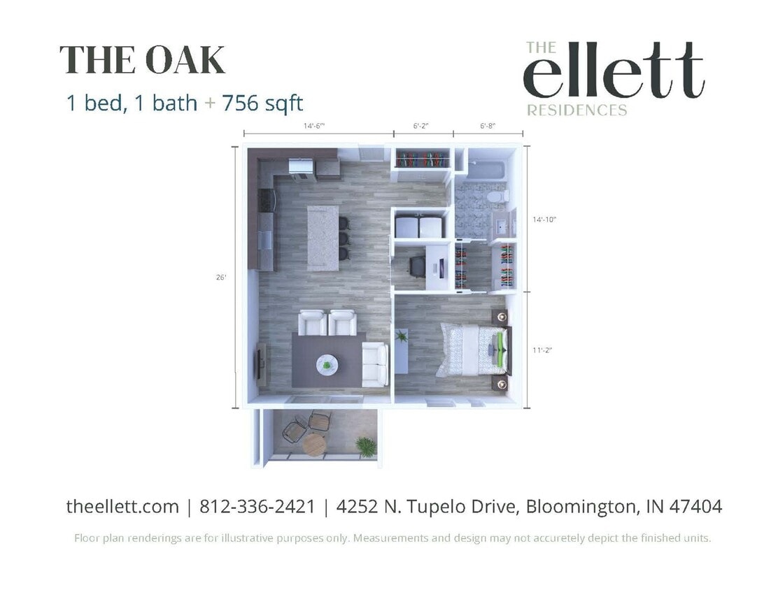 Floor Plan - The Oak